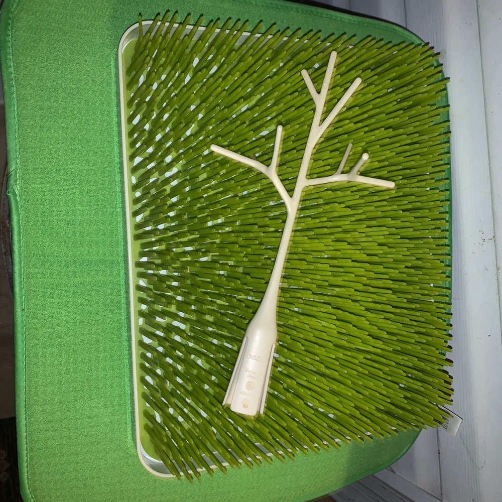 Boon grass drying rack with accessories